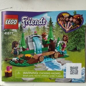LEGO Friends Forest Waterfall Camping Adventure Set 41677